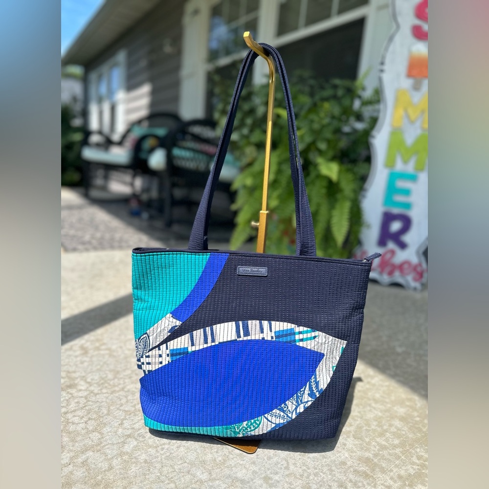 VERA BRADLEY Tote Bag Santiago Flower Like New